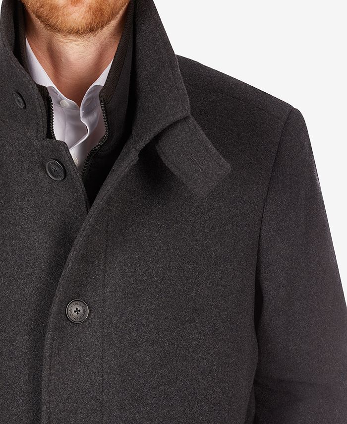 Calvin Klein Coleman Wool-Blend Overcoat & Reviews - Coats & Jackets ...