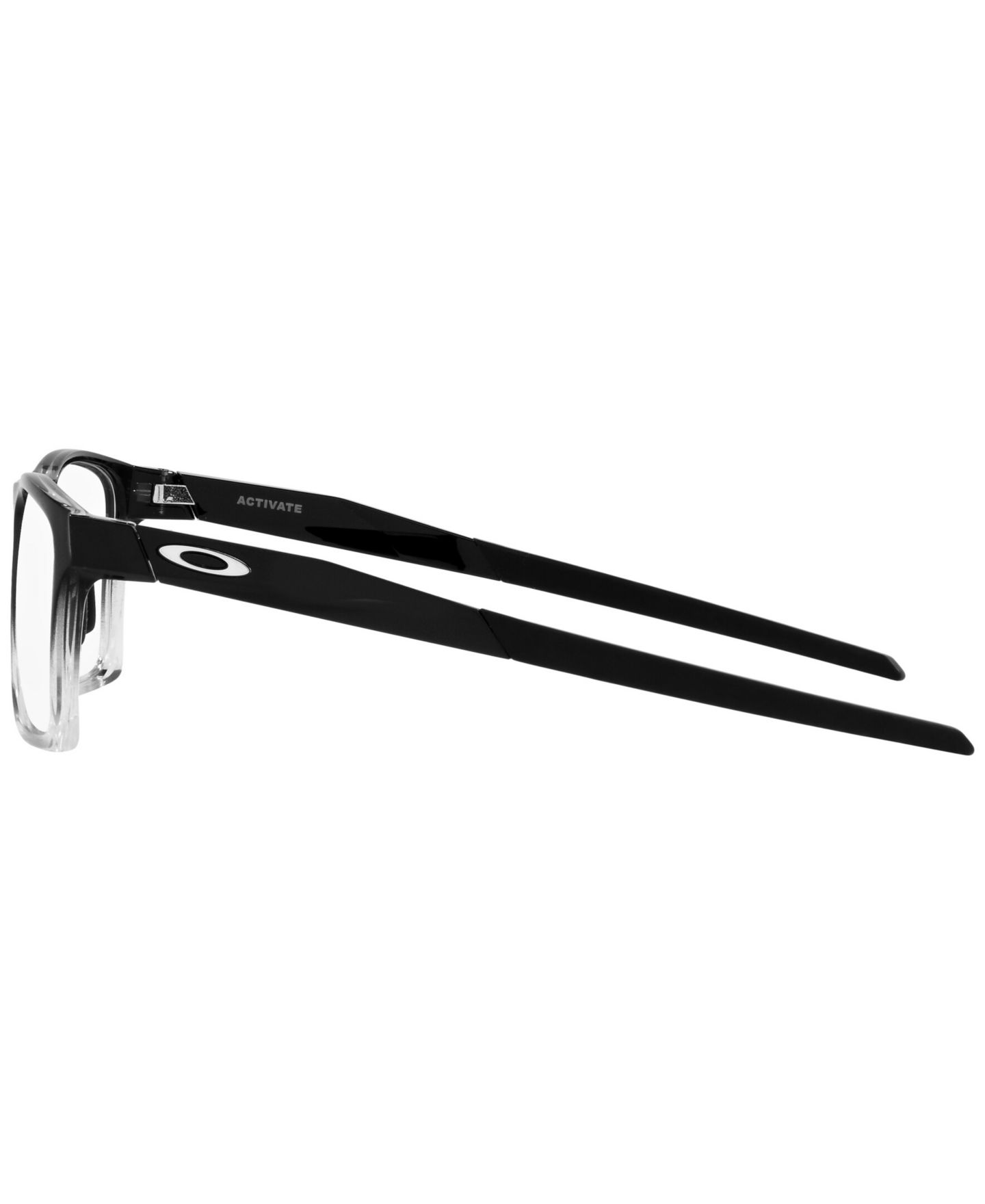 Мужские очки Celine Oakley Man Square Plastic OX8173 Activate Eyeglasses, цвет: Полированный чёрный — фото 3