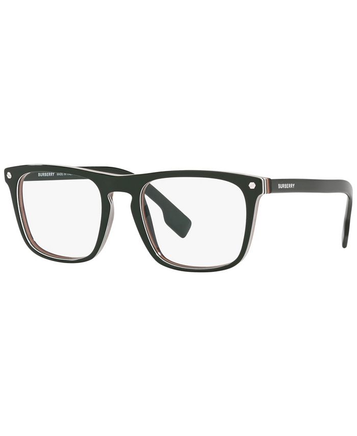 Burberry BE2340 Men's Square Eyeglasses - Macy's