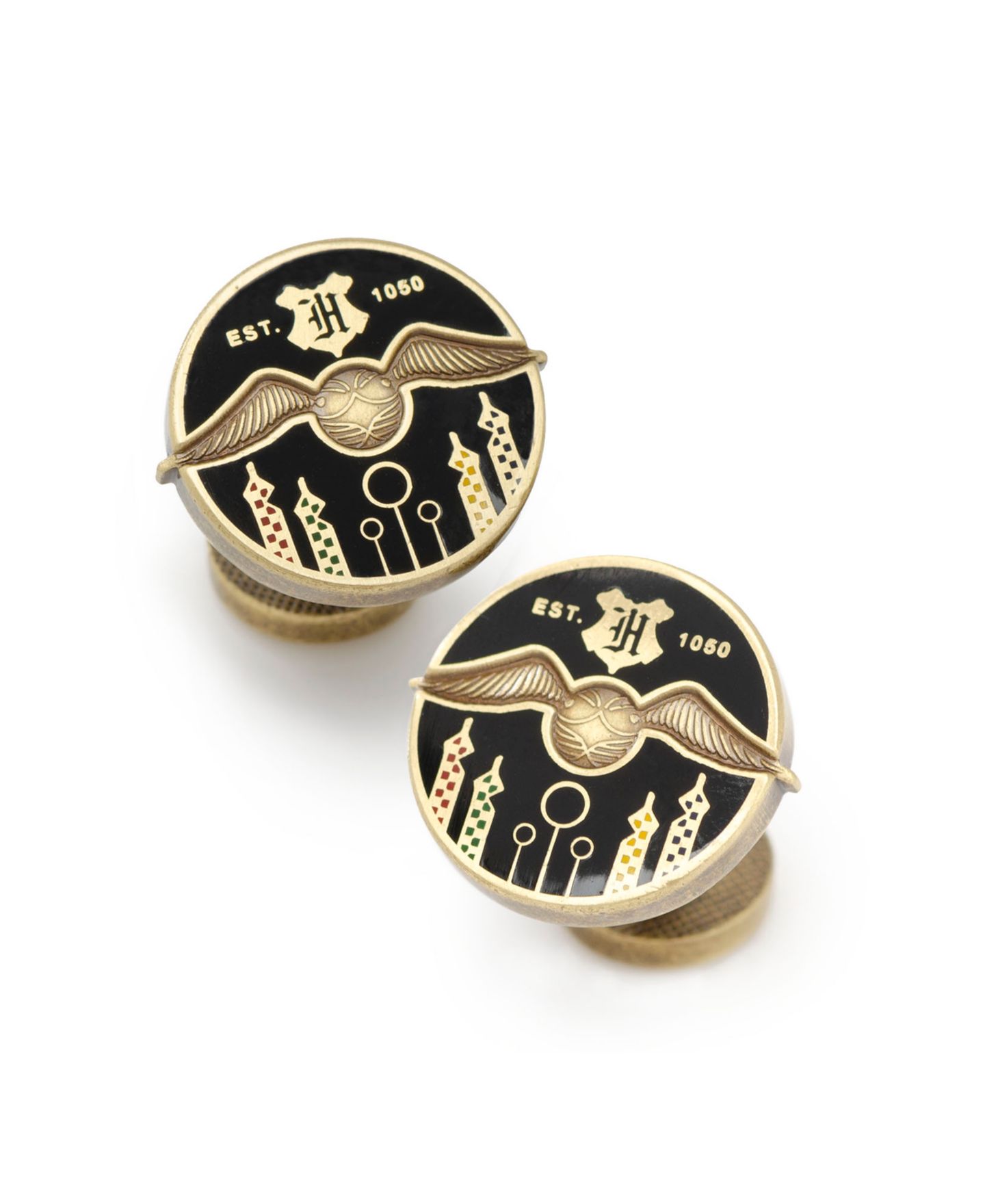 Мужские запонки Harry Potter Qudditch Field Cufflinks — фото 2
