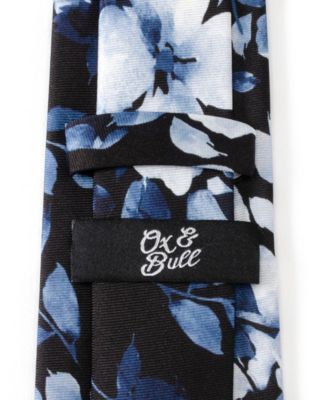 Men's Painted Floral Silk Tie