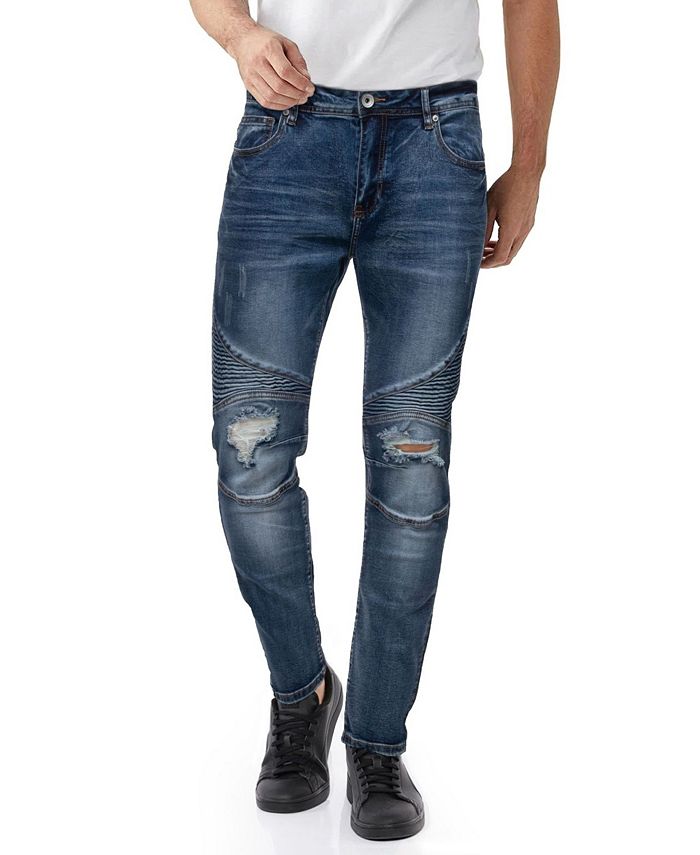 X-Ray Men's Stretch Moto Jeans - Macy's