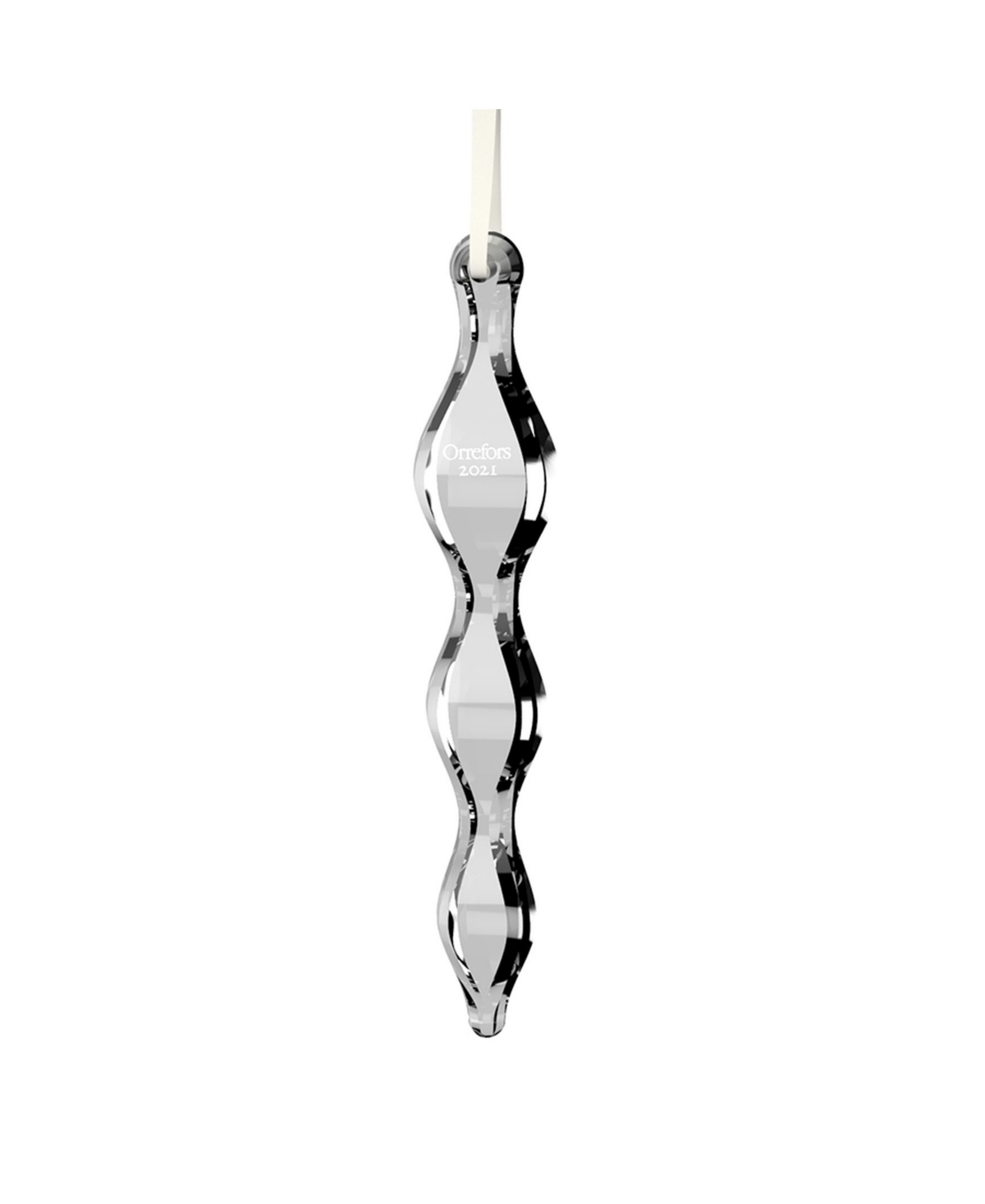 2021 Annual Icicle Ornament - Clear