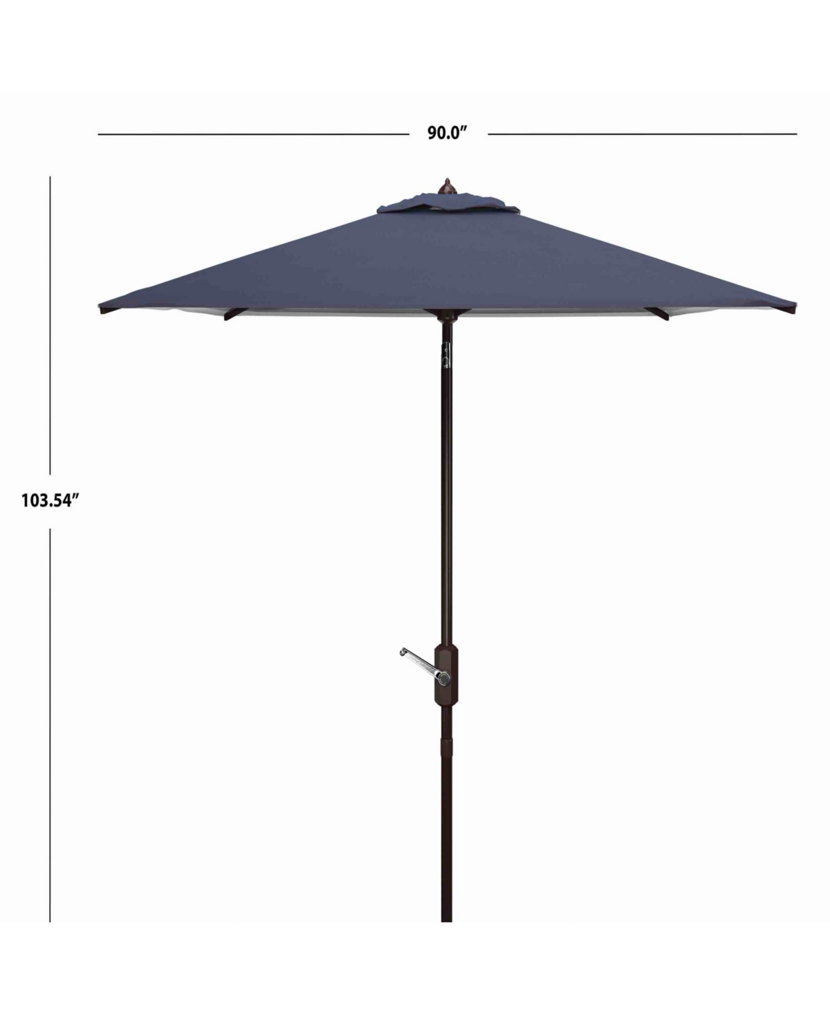 Athens 7.5'Square Umbrella - White