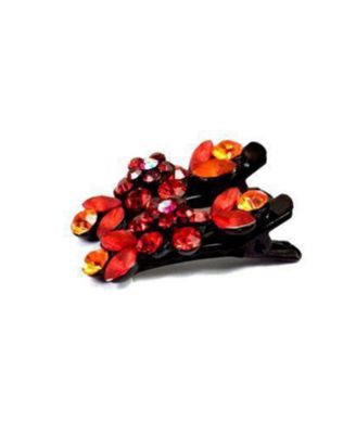 Womens Mini Flower Hair Clips Set Pack of 2 - Multi3 16$