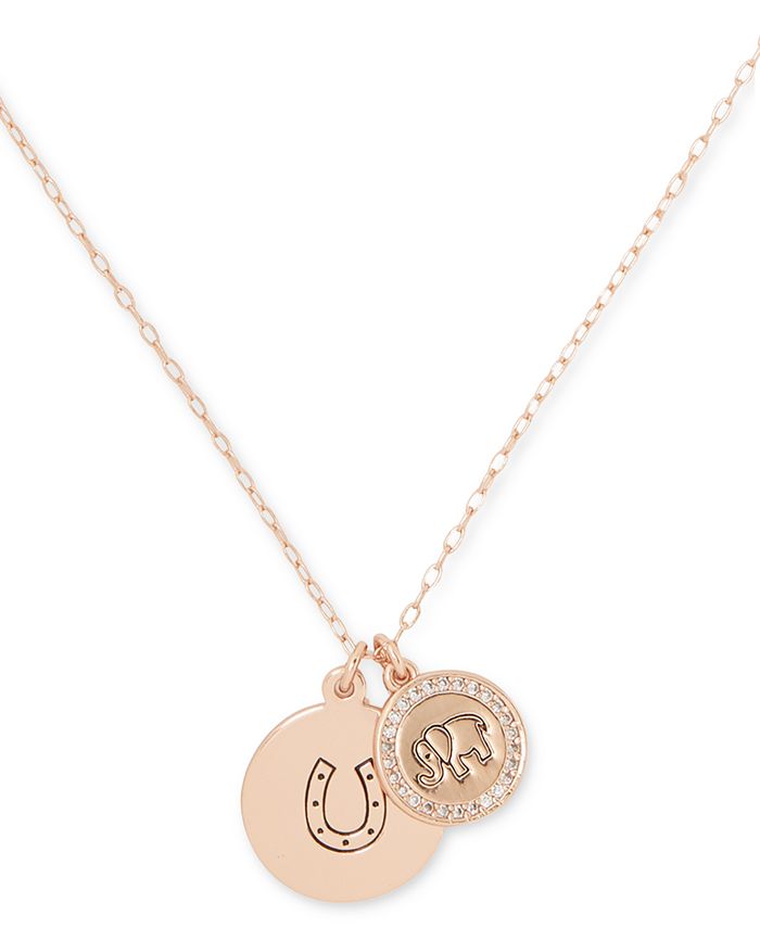Kate spade discount rose gold necklace