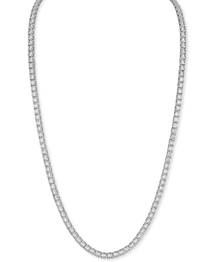 Esquire Men's Jewelry Cubic Zirconia (4mm) Tennis Necklace 22" (Also in