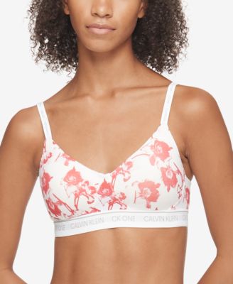 calvin klein ck one cotton wirefree bralette qf6094