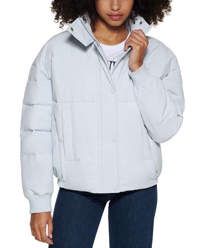 Levi's Hooded Puffer Jacket - Macy's