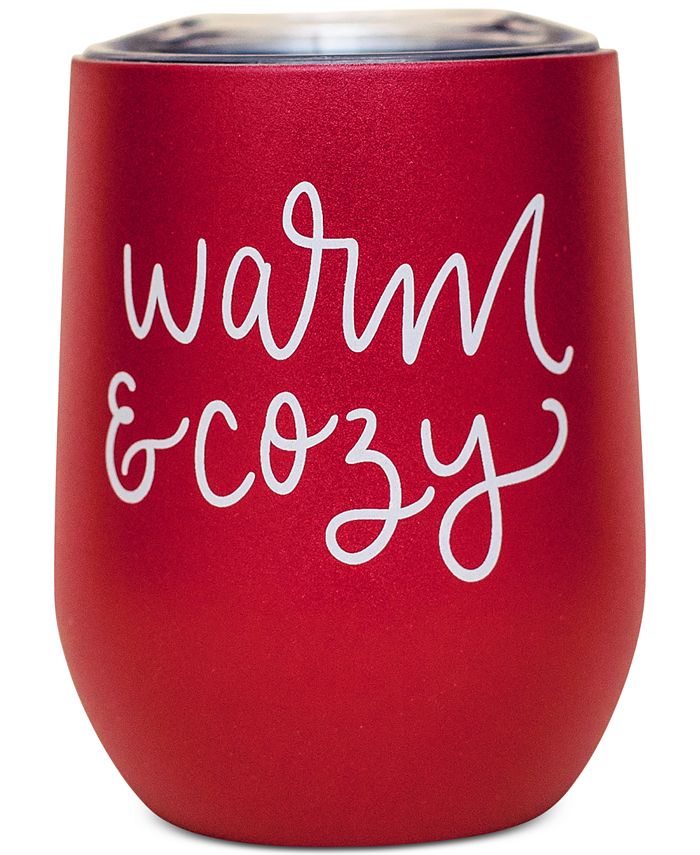 Warm and Cozy Metal Wine Tumbler – Sweet Water Decor