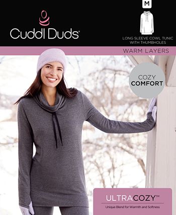 Ultra Cozy Long Sleeve Cowl Neck Tunic - Cuddl Duds