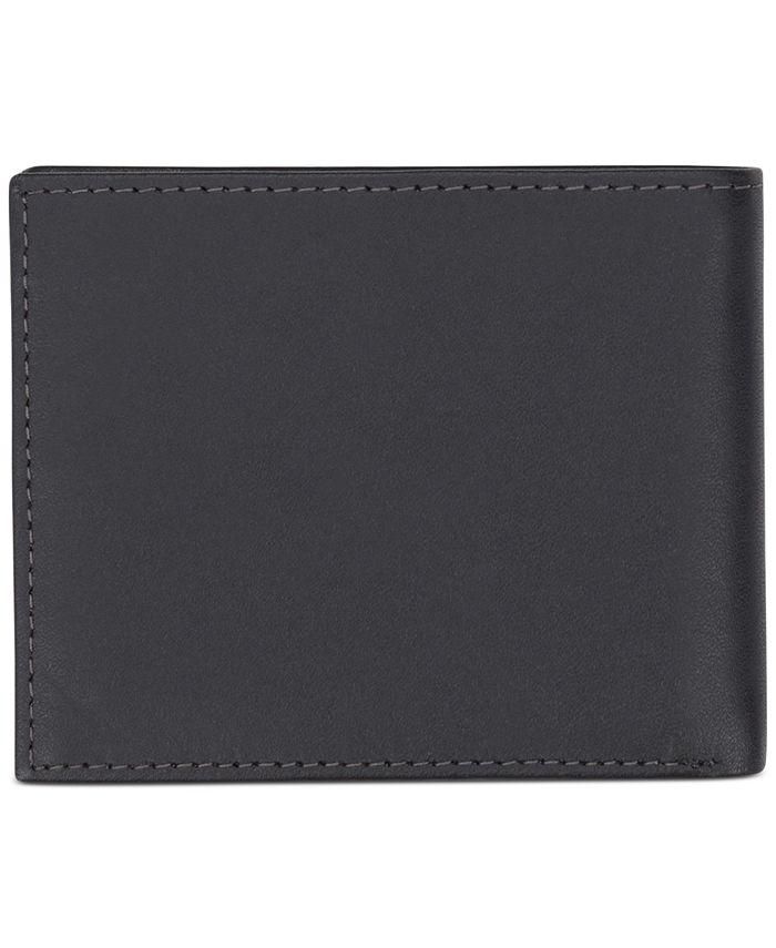 Tommy Hilfiger Men's Slim Extra-Capacity Leather Wallet - Macy's