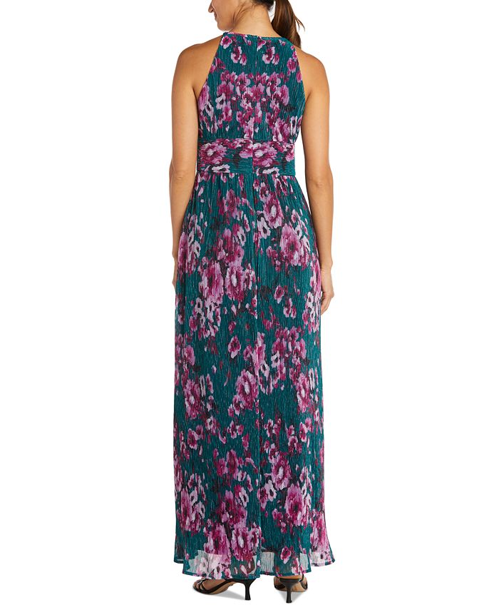 R & M Richards Petite Floral-Print Keyhole Dress & Reviews - Dresses ...