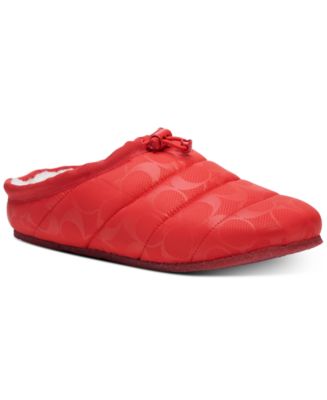 COACH Women's Rachelle Logo Slippers - Macy's