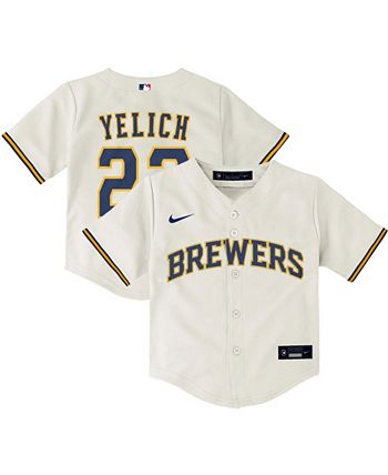 Nike Women's Christian Yelich Cream Milwaukee Brewers Home Replica Player  Jersey - Macy's