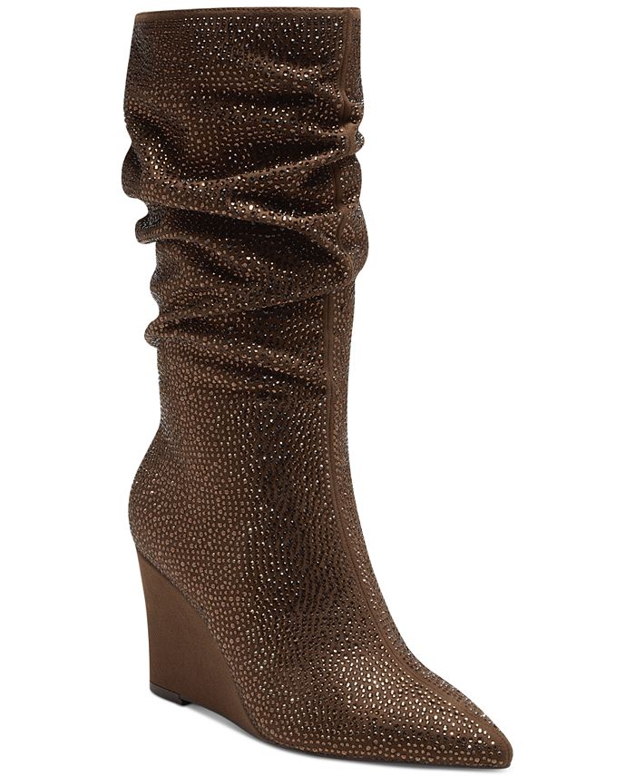 Macys wedge shop boots