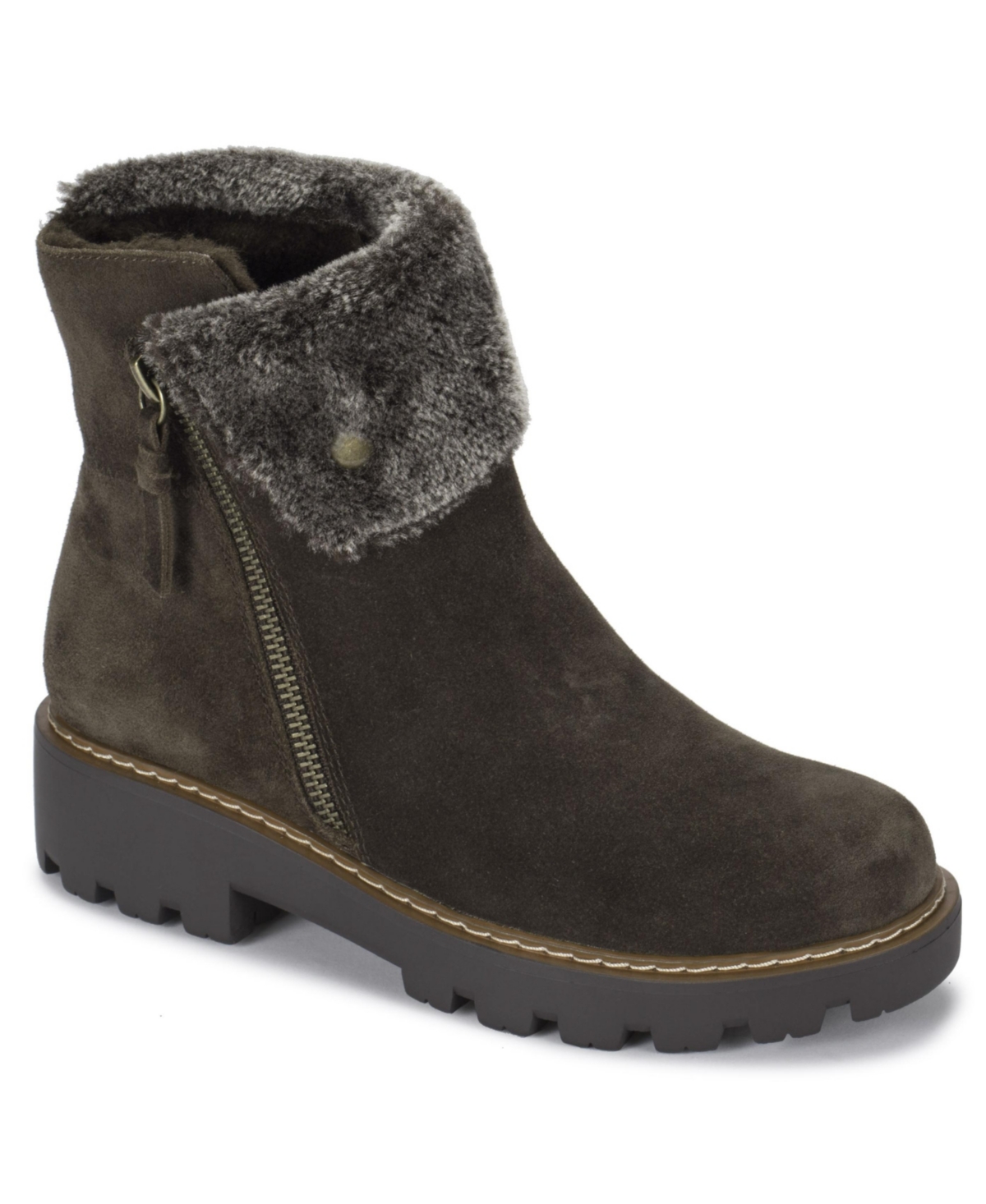 Baretraps Women's Wyoming Cold Weather Lug Sole Boots In Moss