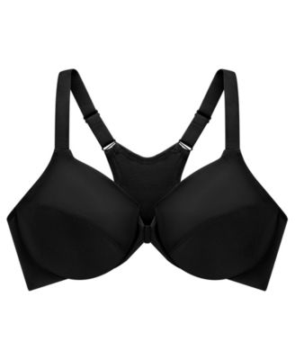 Women's Plus Size Front Close Wonder Wire Bra with Smoothing Back 1247