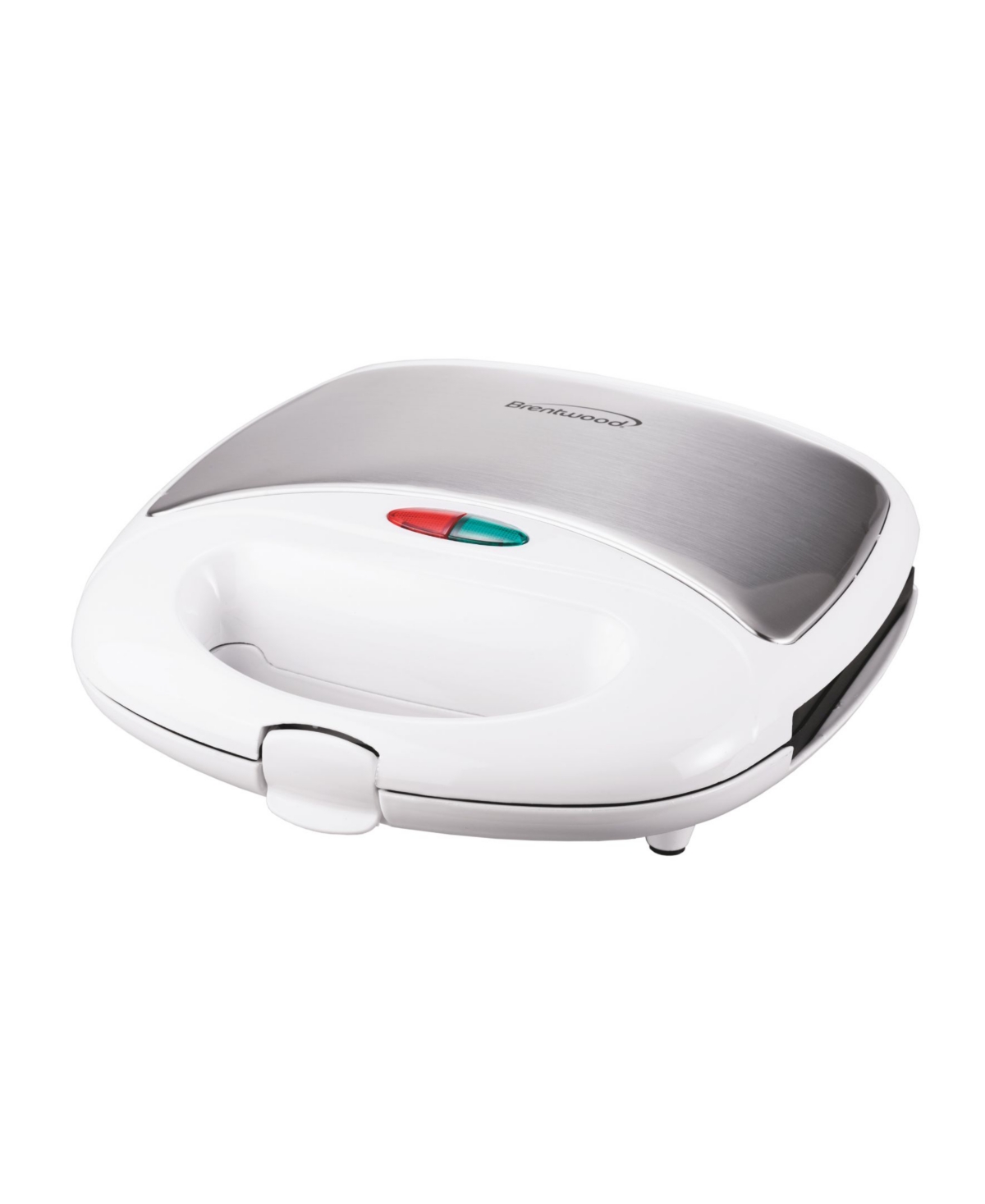 Brentwood Appliances Non-stick Dual Waffle Maker In White