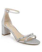 Silver shoes outlet heels macy's