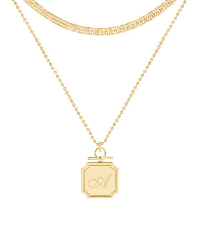 Brook and york initial necklace clearance