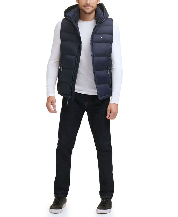Tommy Hilfiger Men's Classic Quilted Puffer Vest Jacket & Reviews ...