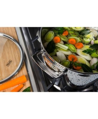 Contemporary 3-Ply 8 Quart Stock Pot