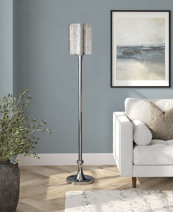 Hudson & Canal Numit Floor Lamp with Glass Shade - Macy's