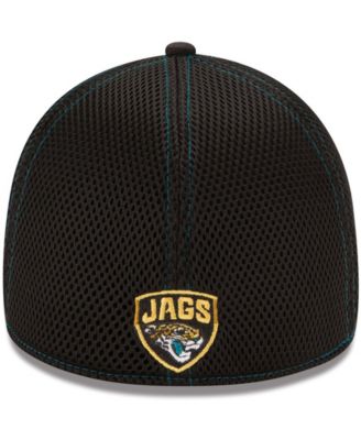 Men's Black Jacksonville Jaguars Neo 39THIRTY Flex Hat