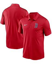 Men's Red Boston Red Sox Logo Franchise Performance Polo