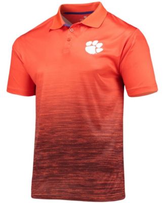 Men's Orange Clemson Tigers Marshall Polo