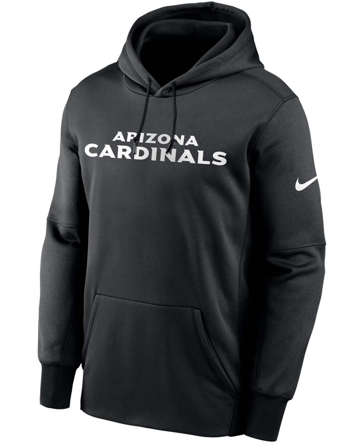 Men'sArizona Cardinals Fan Gear Wordmark Performance Pullover Hoodie - Black