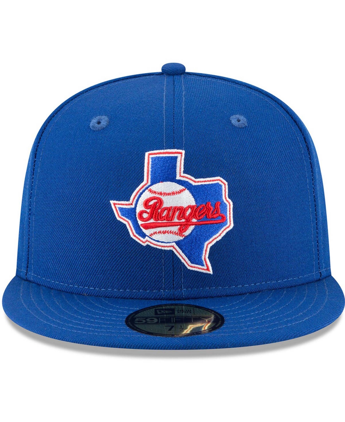 Shop New Era Men's Blue Texas Rangers Cooperstown Collection Wool 59fifty Fitted Hat
