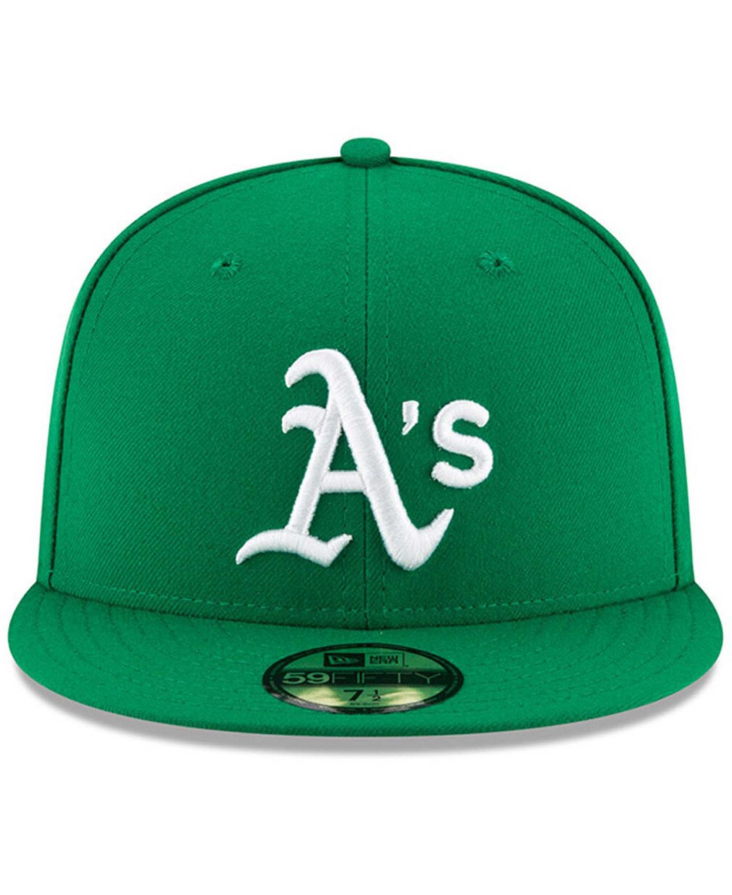Men's Green Oakland Athletics Alt Authentic Collection On-Field 59FIFTY Fitted Hat