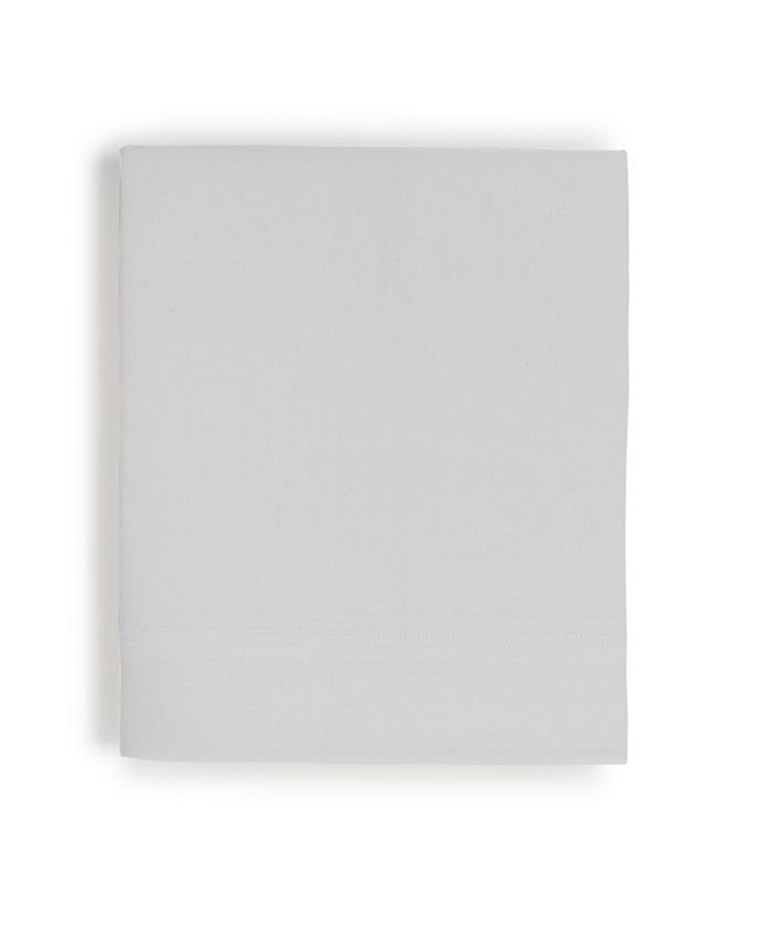 Oake Cotton Tencel Solid 300 Thread Count Flat Sheet, Twin, Created for