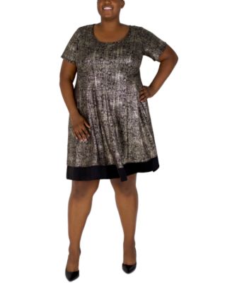 black and gold dress for plus size