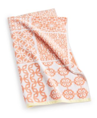 Martha Stewart Collection - Tile Patchwork 30" X 54" Spa Bath Towel