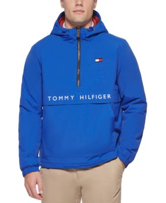Tommy Hilfiger Men's Performance Taslan Popover Hooded Jacket & Reviews ...