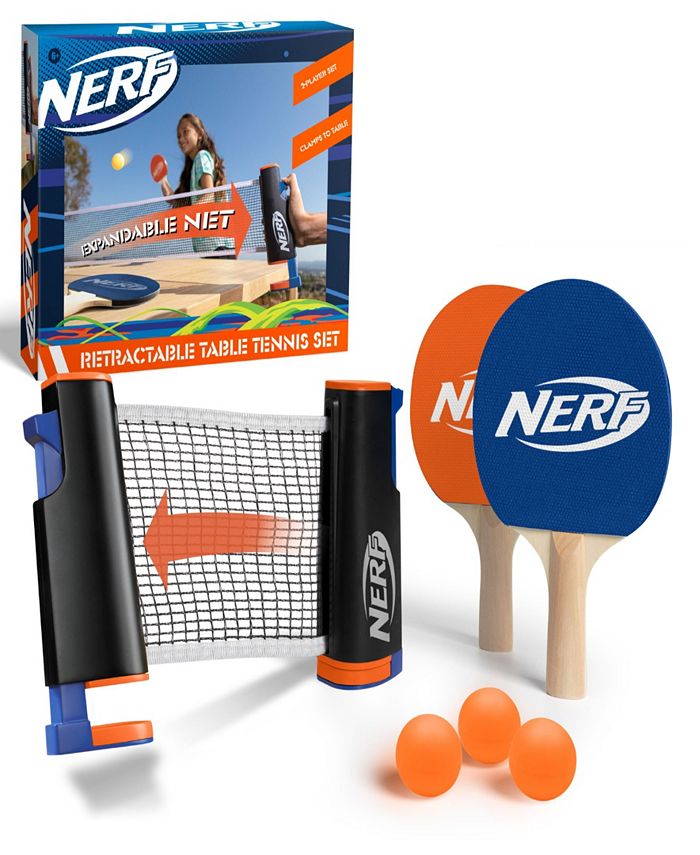  Pong on The Go Portable Table Tennis Playset - Comes with Net,  2 Black/Green Paddles, 3 Balls, and Carry Bag - Indoor/Outdoor Tabletop  Travel Game Alternative to Pong Tables for
