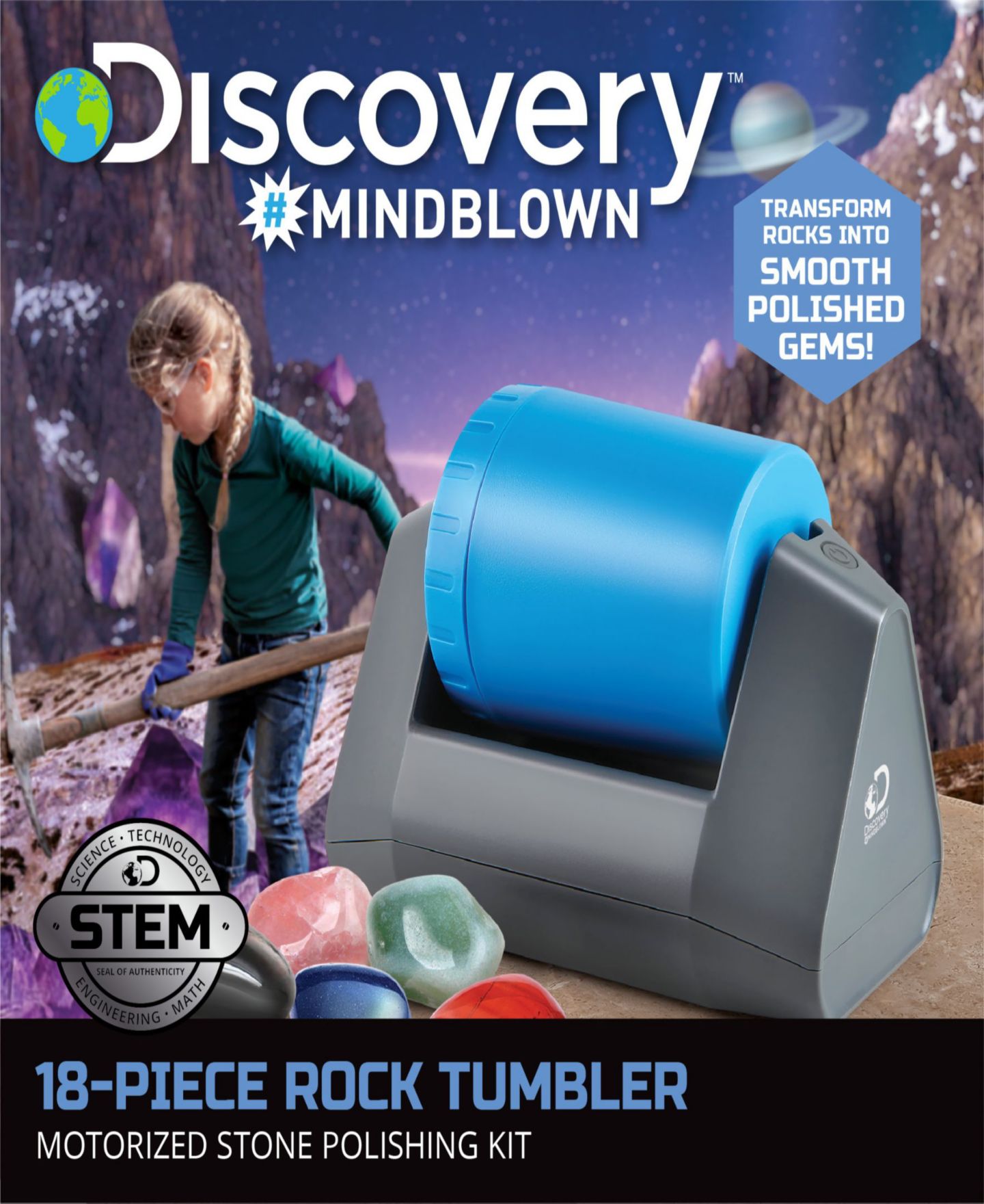 Детская игрушка Discovery #Mindblown Rock Tumbler — фото 10