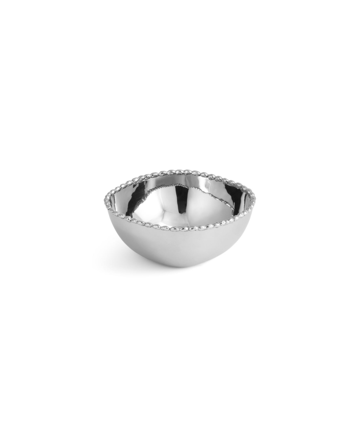 Molten Nut Dish - Silver- Tone