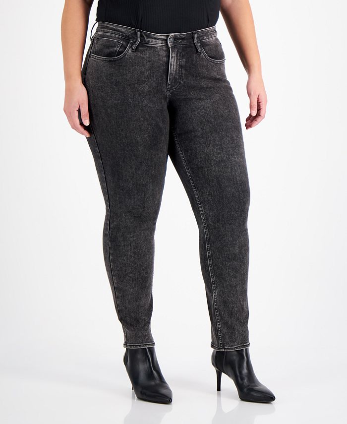 Vigoss Trendy Plus Size Ace Straight-Leg Jeans - Macy's