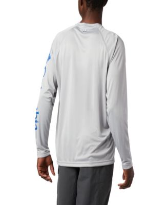Chemise Columbia Homme PFG Terminal Tackle Manches Longues 50 UPF Bleu Taille XL Neuve Avec étiquette