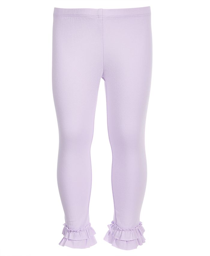 Ruffle online hem leggings