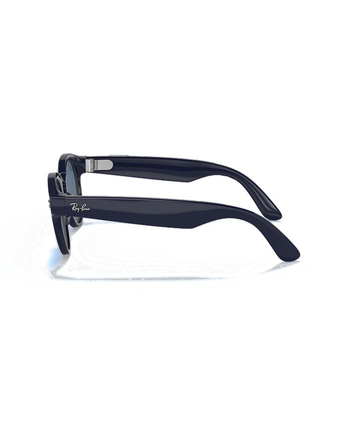Ray-Ban Stories Polarized Round Smart Glasses - Macy's