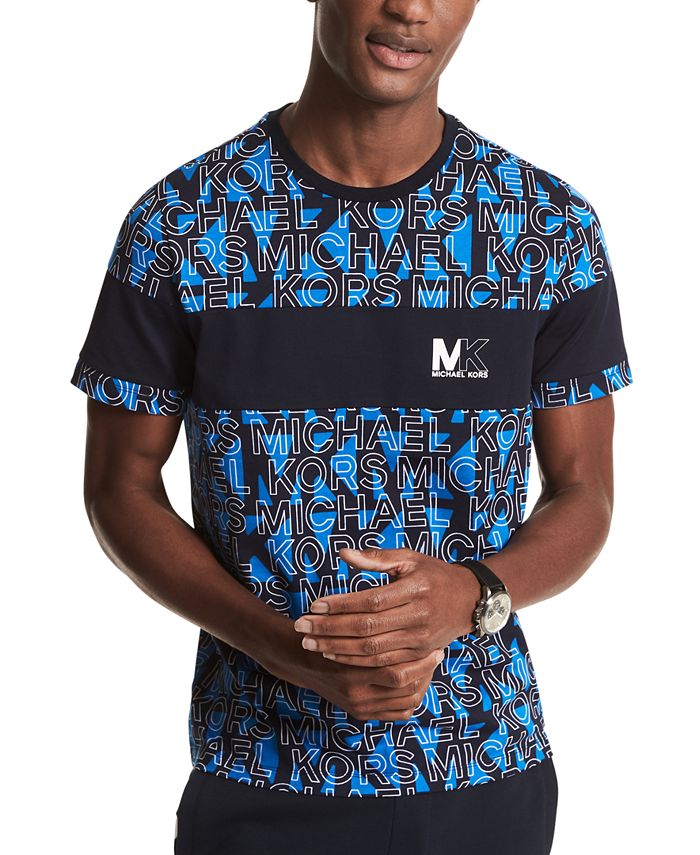 Michael kors t shirt mens blue hotsell
