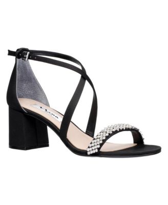 nina black dress sandals