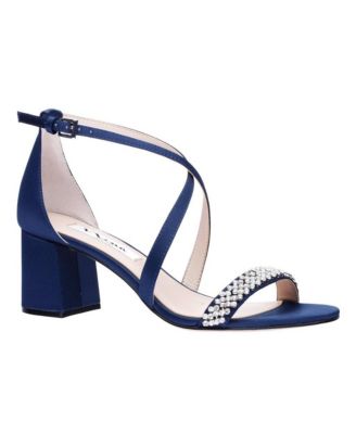 navy blue dress sandals womens