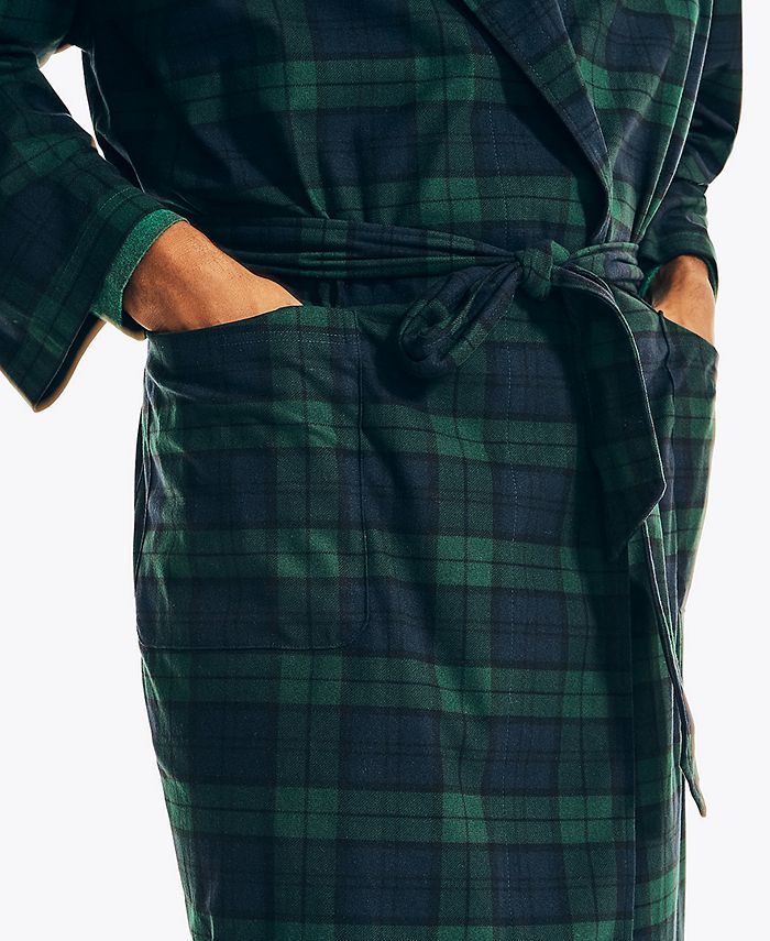 Nautica Men's Cozy Plaid Robe Macy's