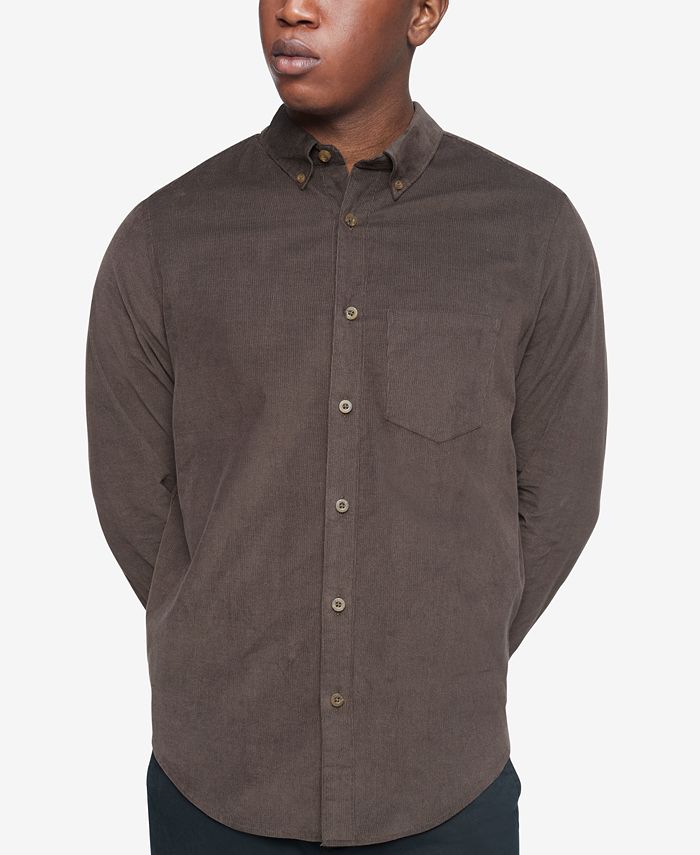 Calvin Klein Men's Corduroy Patch Pocket ButtonDown Shirt Macy's